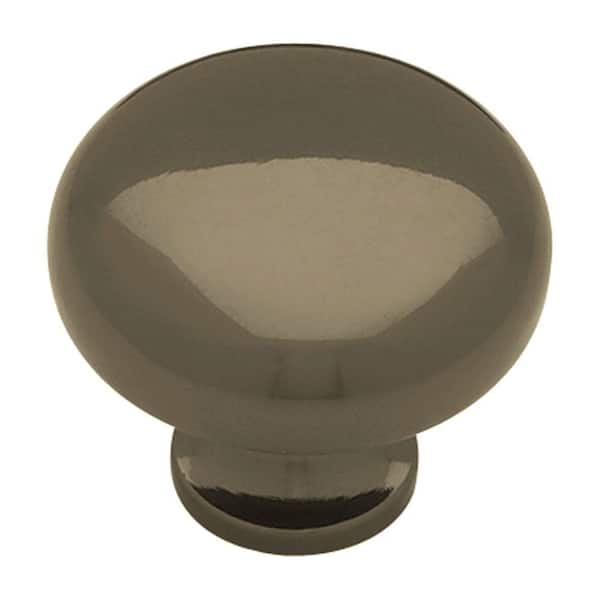 Liberty Logan 1-1/4 in. (32mm) Black Chrome Round Cabinet Knob