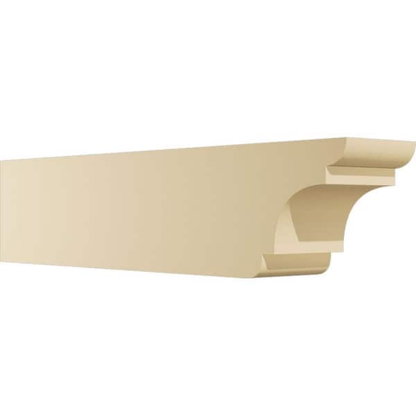 Ekena Millwork Standard New Brighton 6 in. W x 8 in. H x 36 in. D Signature Urethane Rafter Tail Outlooker