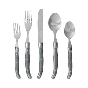 Laguiole 20-Piece Grey Fog Stainless-Steel Flatware Set (Service for 4)