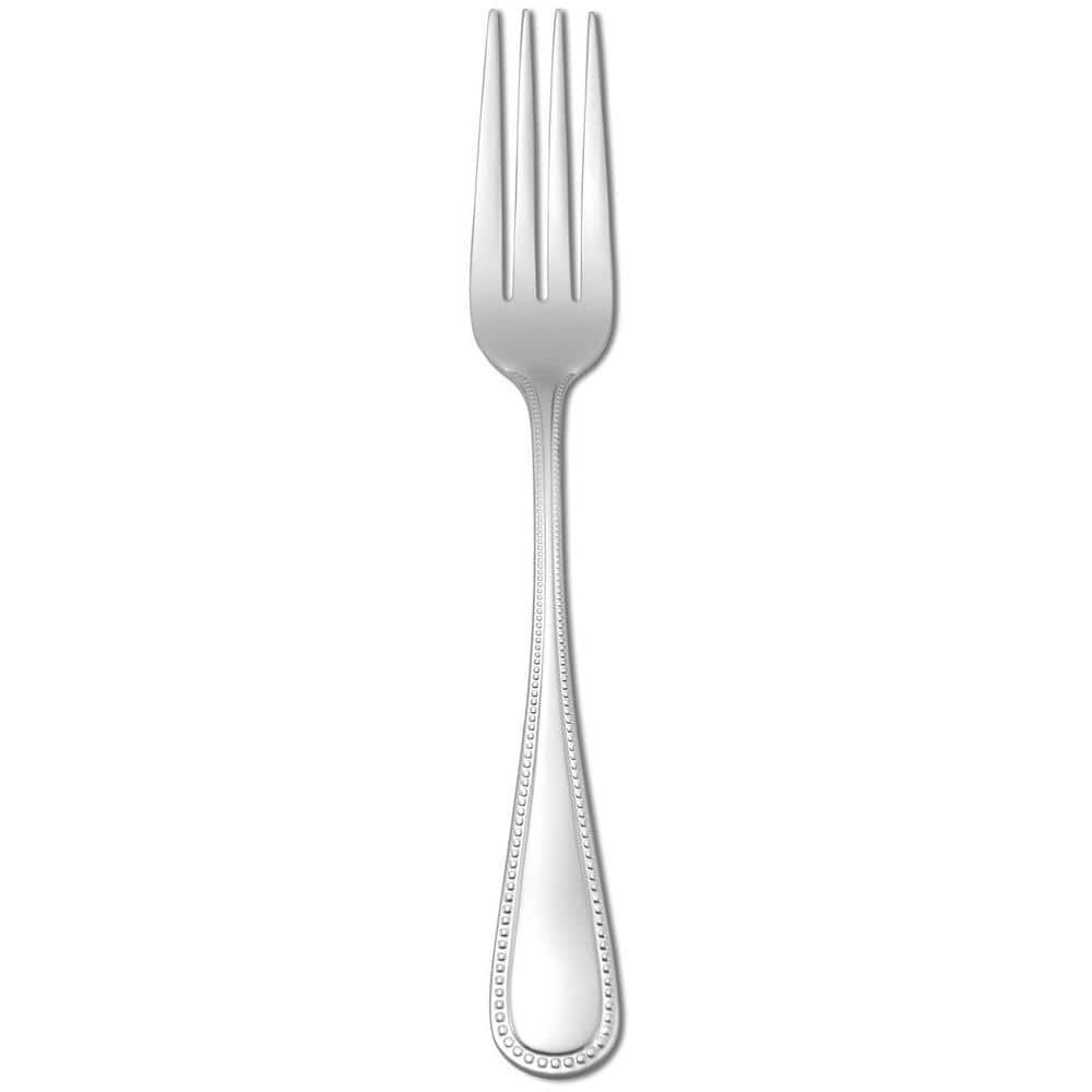 Oneida Pearl 18/10 Stainless Steel Table Forks, European Size (Set