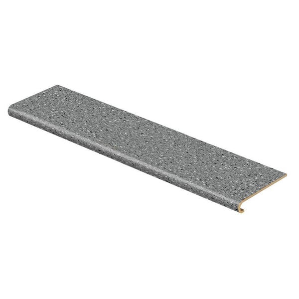 Cap A Tread Confetti Dark Grey 47 in. Long x 12-1/8 in. Deep x 1-11/16 in. Height Vinyl to Cover Stairs 1 in. Thick