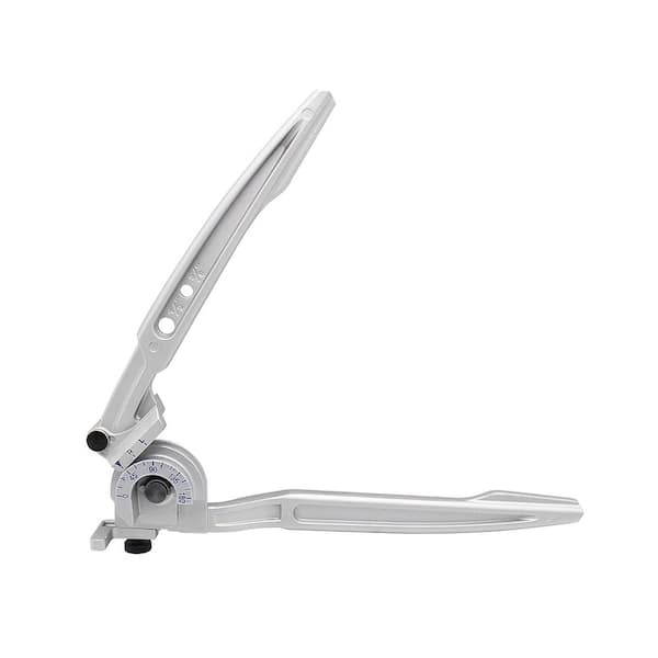 3/8 1/2 OD Tubing Bender 2 in 1 Manual Bender 180 Degree Tool for Copper Aluminum Pipes HVAC Repair