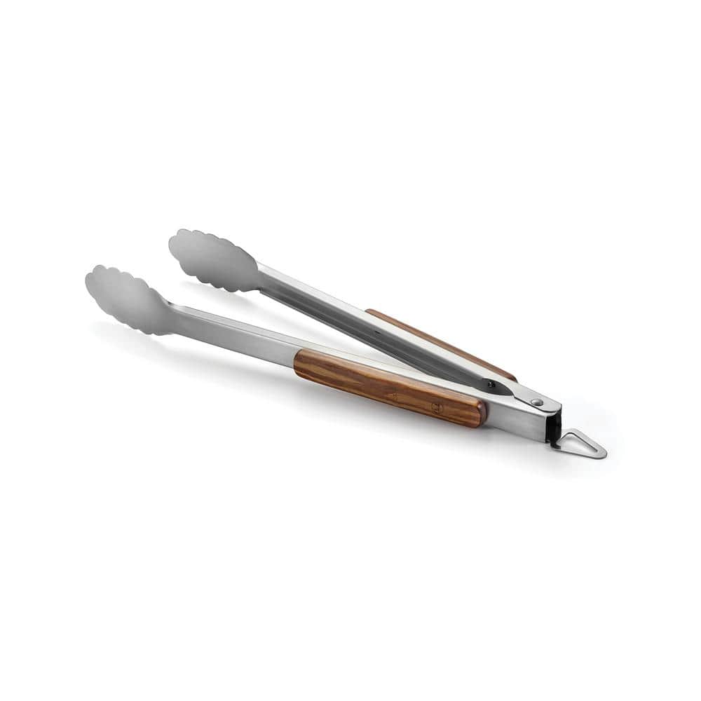 Grande Stainless Steel and Bamboo Grill Tool Set, 4-Piece