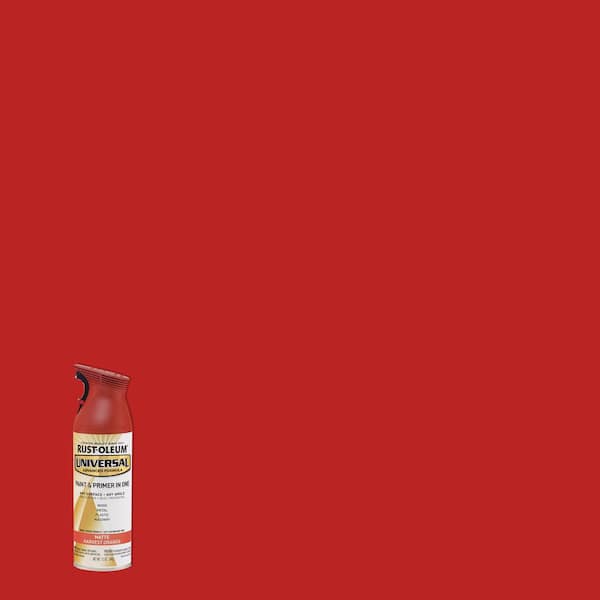 Rust-Oleum Universal 12 oz. All Surface Matte Harvest Orange Spray Paint and Primer in One (6-Pack)