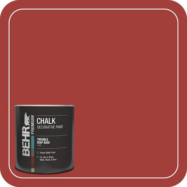 1 qt. #PPU2-16 Fire Cracker Interior Chalk Finish Paint