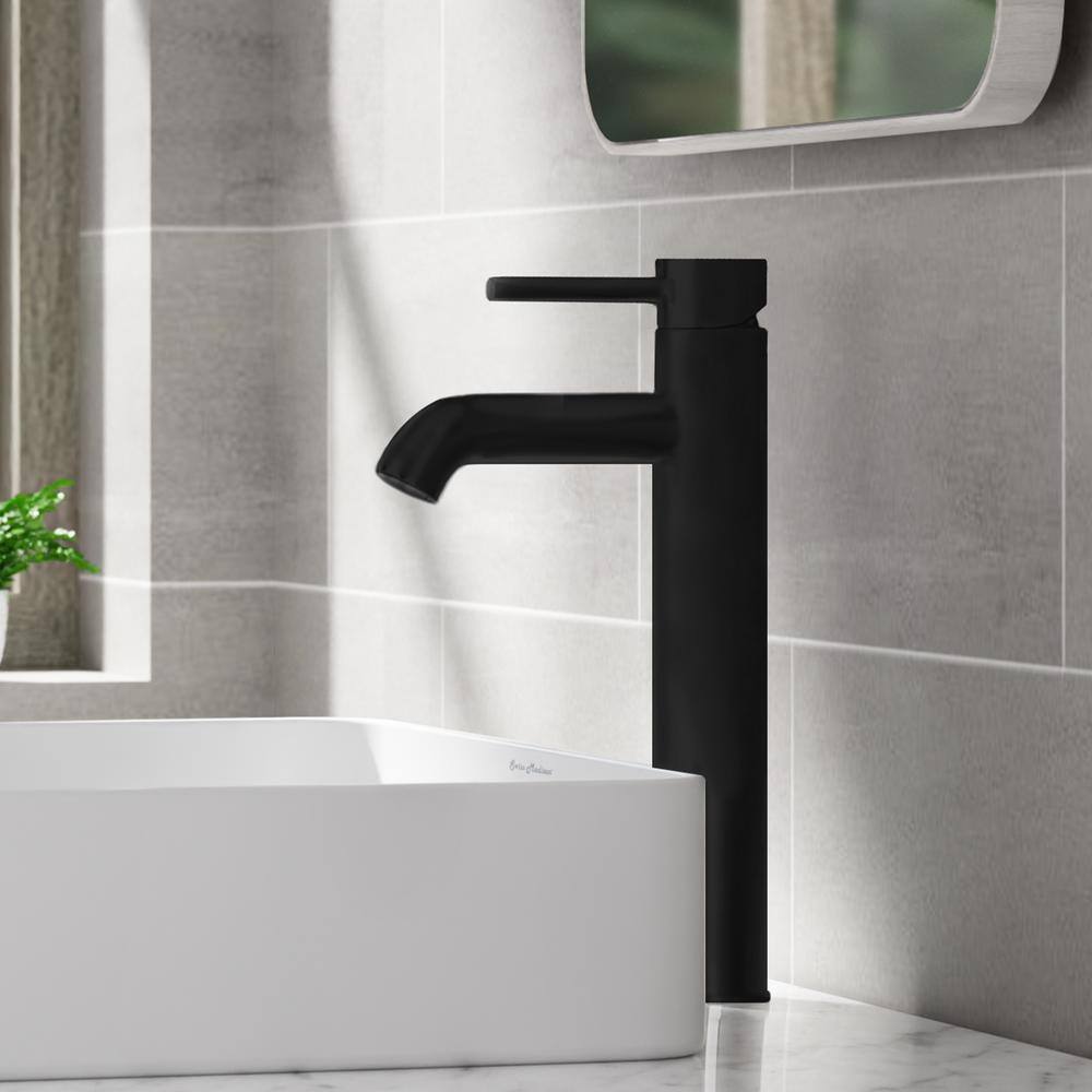 Swiss Madison Ivy Single-Handle High-Arc Single-Hole Bathroom Faucet in ...