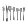 Core Kitchen 10-Piece Onyx Large and Mini Essential Silicone Utensil Set  32530-E - The Home Depot