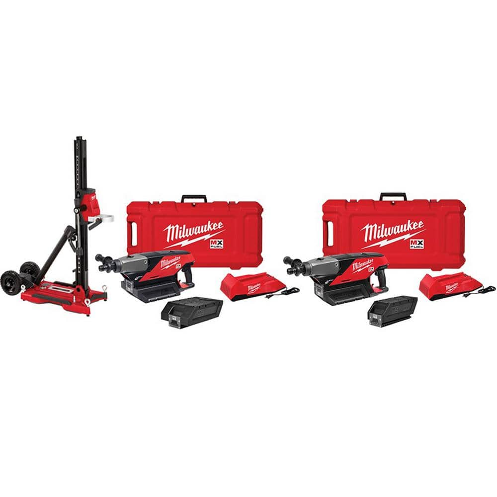 Milwaukee battery powered core drill hot sale