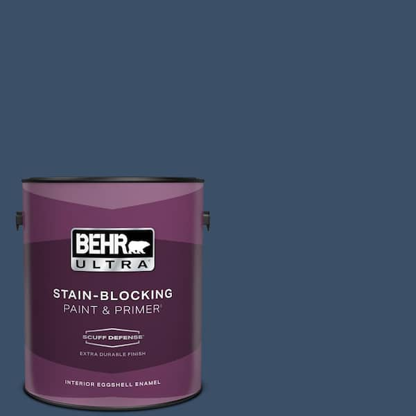 BEHR ULTRA 1 gal. #M510-7 Inked Extra Durable Eggshell Enamel Interior Paint & Primer