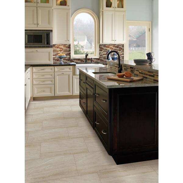 Trafficmaster Sedona 12 In X 24 In Matte Ceramic Floor And Wall Tile 16 Sq Ft Case Nhdsed1224 The Home Depot