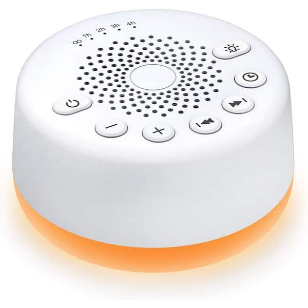 Easysleep White Noise Machine with 25 Soothing Sounds and Night Lights with Memory Function 32 Levels