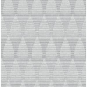 Mirko Stone Ogee Textured Non-pasted Paper Wallpaper