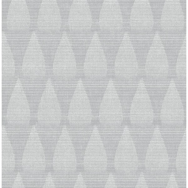 A-Street Prints Mirko Stone Grey Ogee Wallpaper Sample
