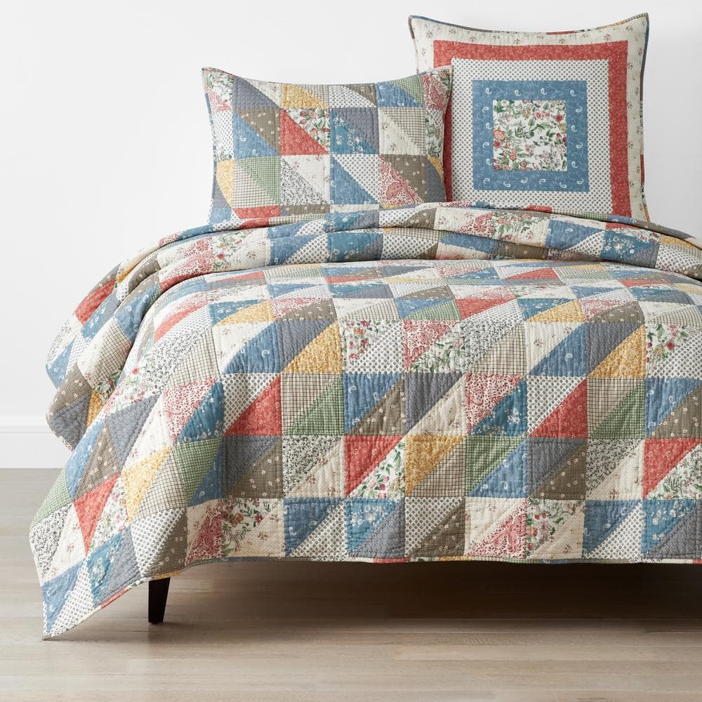 The Company Store Sophie Multi Twin Cotton Quilt 51248Q-T-MULTI - The ...
