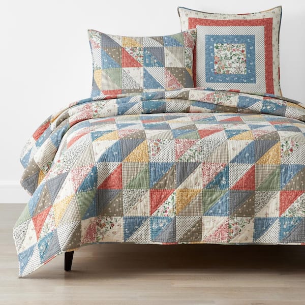 The Company Store Sophie Multi Twin Cotton Quilt 51248Q-T-MULTI - The ...