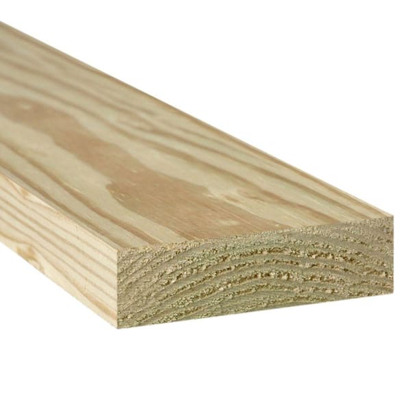 Unbranded 2 in. x 10 in. x 8 ft. 2 Ground Contact Pressure-Treated Southern Yellow Pine Lumber