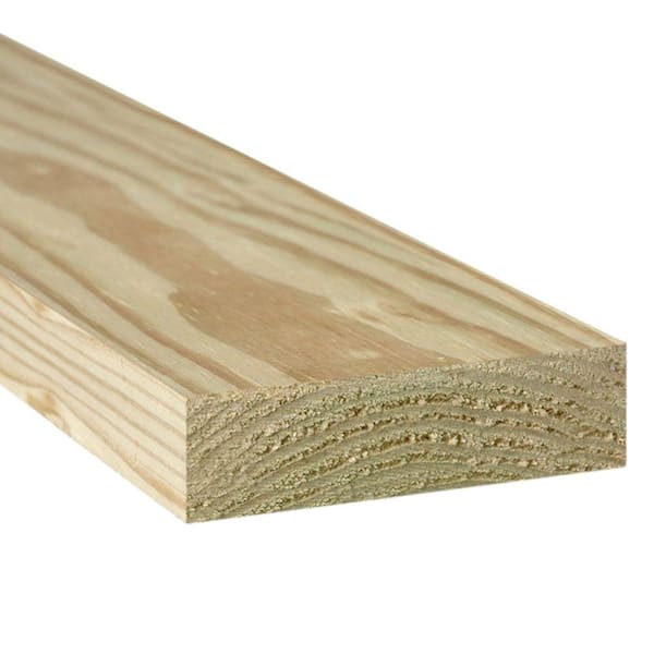 Unbranded 2 in. x 6 in. x 8 ft. Hon Run Pressure-Treated Lumber