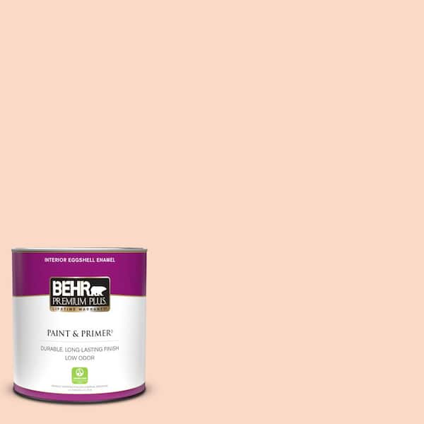 Reviews For Behr Premium Plus 1 Qt 240c 2 Heavenly Song Eggshell Enamel Low Odor Interior Paint Primer 5004 The Home Depot