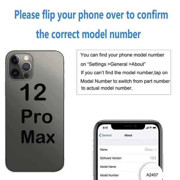 Écran LCD Complet + Vitre Tactile Doré Pour IPhone 12 Pro Max 6.7" - Kit Avec Outils & Colle