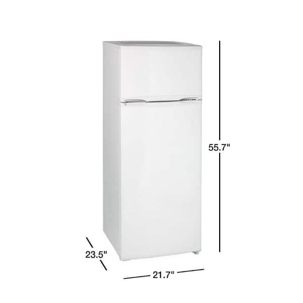 Apartment Fridge With Freezer 56 Inches High