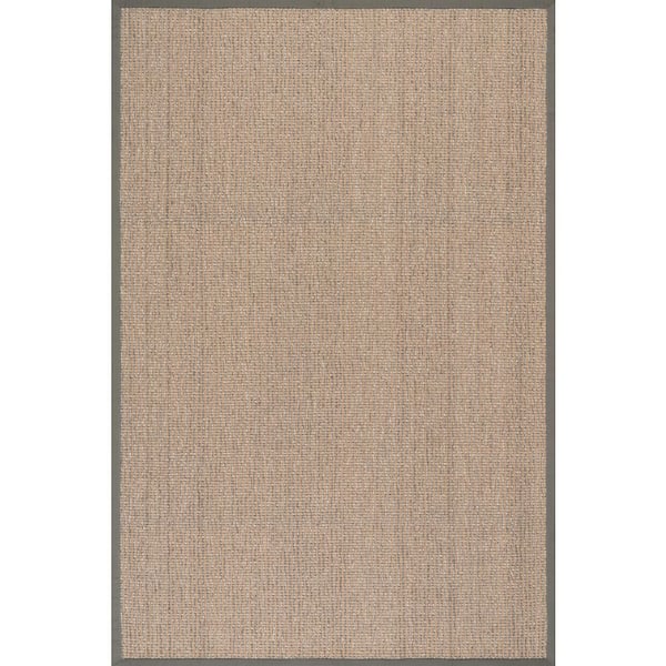 Patricia Jute and Wool Brown 5 ft. x 8 ft. Indoor Area Rug