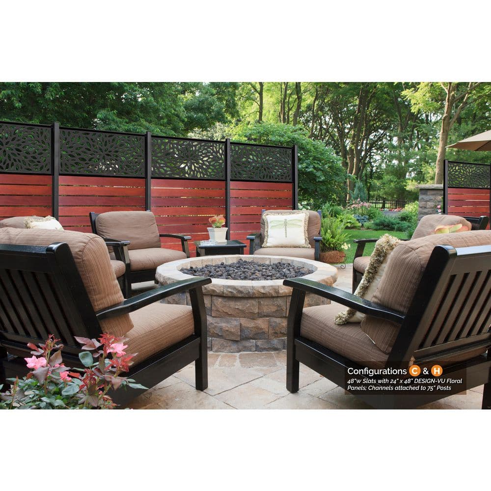 24 in. Galvanized Steel Decorative Screen Panel