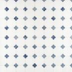 Azula Floret 12 in. x 12 in. x 10 mm Polished Marble Mosaic Tile (10 sq. ft. / case)