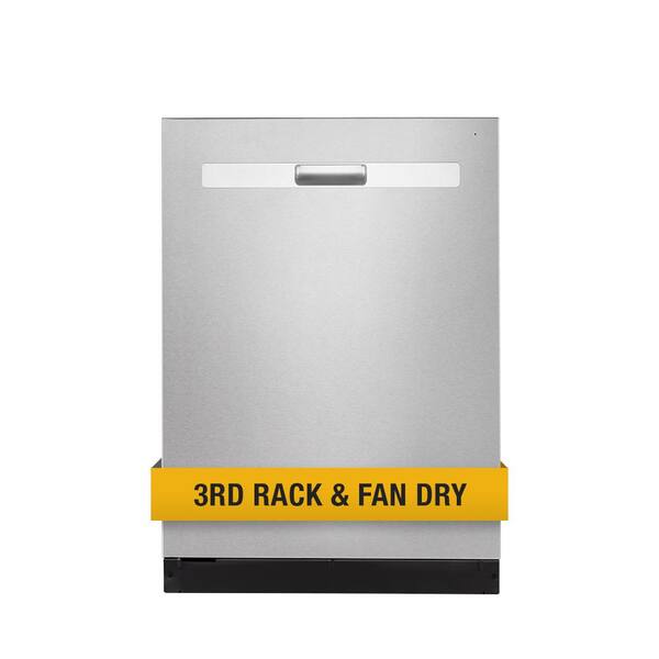 Reviews for Whirlpool 24 in. Stainless Steel Top Control Dishwasher