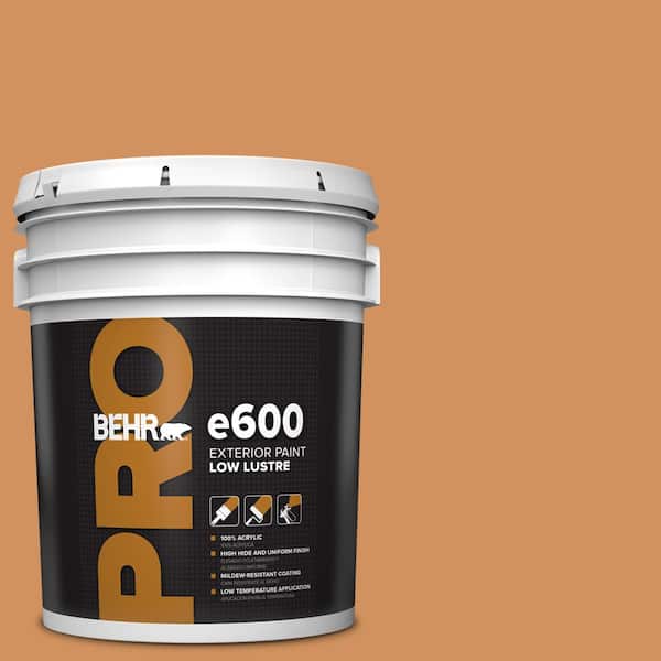 BEHR PRO 5 gal. #BIC-15 Golden Poppy Low Luster Exterior Paint