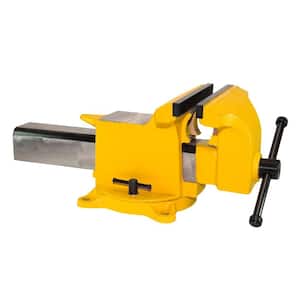 5 in. High Visibility All Steel Utility Workshop Bench Vise