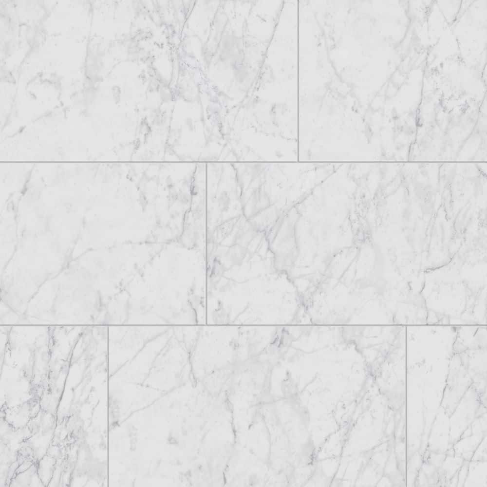 Impero Carrara White Glossy 12 in. x 22 in. Marble Look Porcelain Floor and Wall Tile (16.54 sq. ft./Case) price history on PriceWatchPro