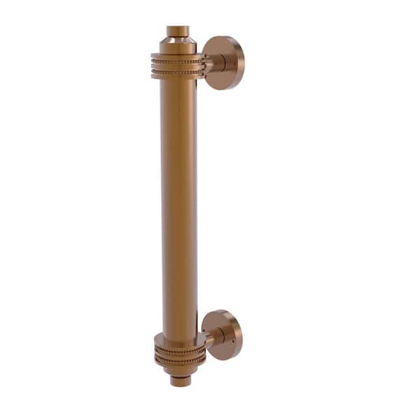 Allied Brass 8 in. Center-to-Center Door Pull with Dotted Aents in Brushed Bronze