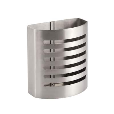 Forma Magnetic Pencil Cup in Brushed Stainless Steel
