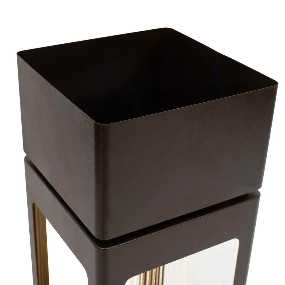 Serene Showers 36" Tall Zinc Outdoor Water Fountain with LED Lights