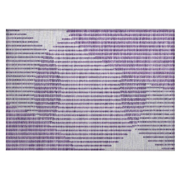 Chantille Machine Washable Indoor/Outdoor Abstract ACN1001 Purple 1 ft. 8 in. x 2 ft. 6 in. Area Rug