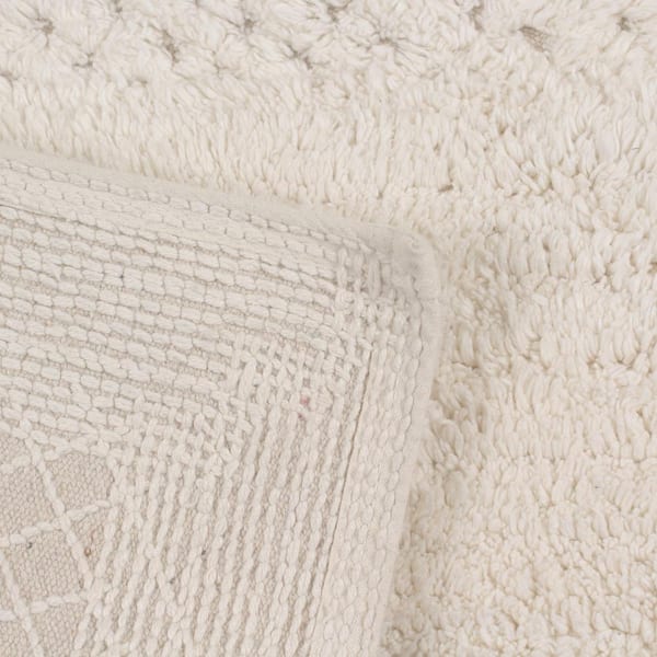 Uchino Cotton & Cashmere Bath Mat, Off-White — Fendrihan