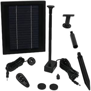 47 in. Lift 65 GPH Solar Pump Kit with Remote Control