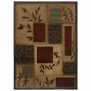 Bernadette Polypropylene 10 ft. x 13 ft. Unthemed Woven Geometric Polypropylene Rectangle Area Rug