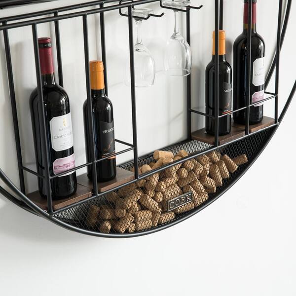 Rustic Wine Rack Wine Holder Upside Down Wine Bottle Holder – Bootiq