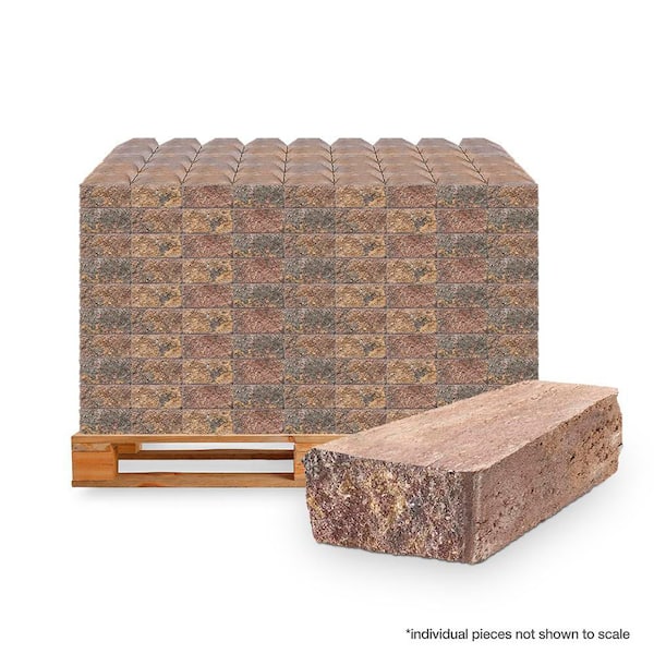 RockWall 2 in. x 4.25 in. x 9 in. Sierra Blend Concrete Wall Cap (320-Piece/89.29 Face ft. /Pallet)