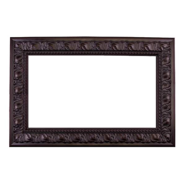 MirrorChic Tuscan 60 in. x 36 in. Mirror Frame Kit in Oil Rubbed Bronze - Mirror Not Included