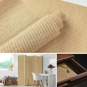 Flaxseed Faux Grasscloth Non-Pasted Wallpaper Roll (Covers 15.33 Sq. Ft.)