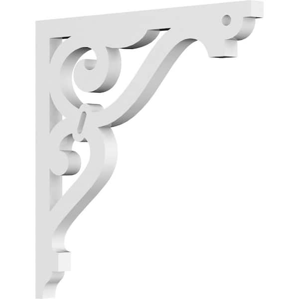 5/8 in. W X 10 in. H X 10 in. D PVC Finley Bracket