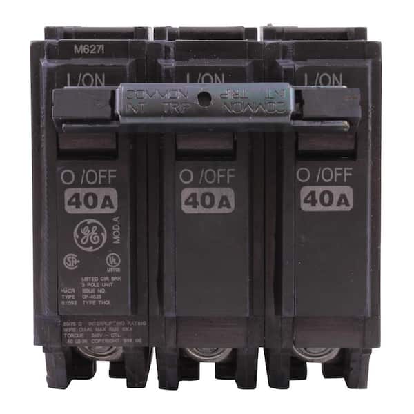 GE Q-Line 40 Amp 3 in. Triple-Pole Circuit Breaker