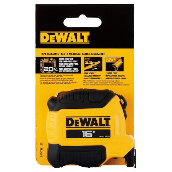 DEWALT - 16 ft. x 1-1/8 in. Tape Measure with Finger Brake