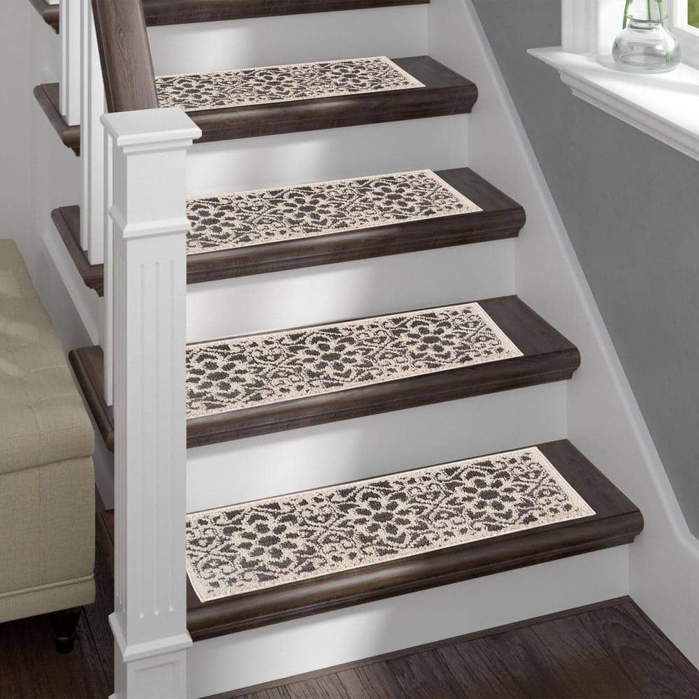 THE SOFIA RUGS Sofihas Brown 9 in. x 28 in. Polypropylene with Rubber ...