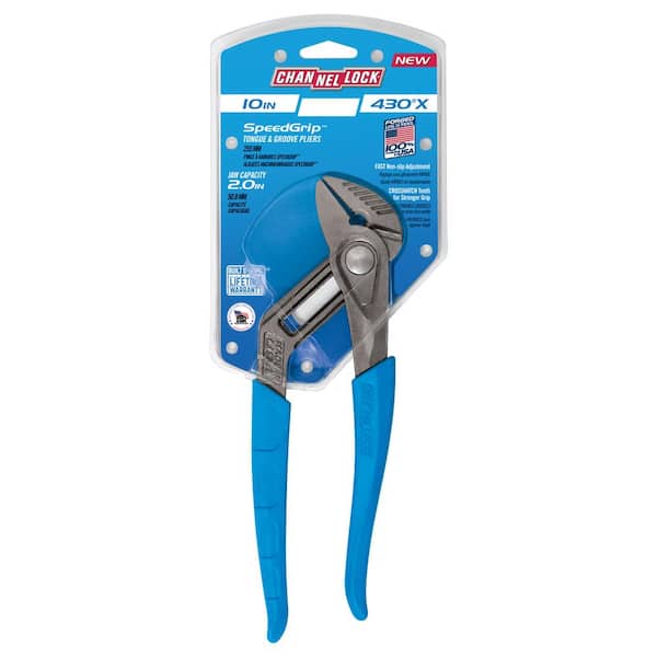Channellock SpeedGrip 10 in. Tongue and Groove Pliers 430X - The 