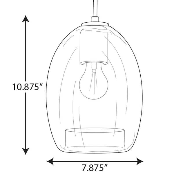 Caisson 1-Light Graphite Mini-Pendant