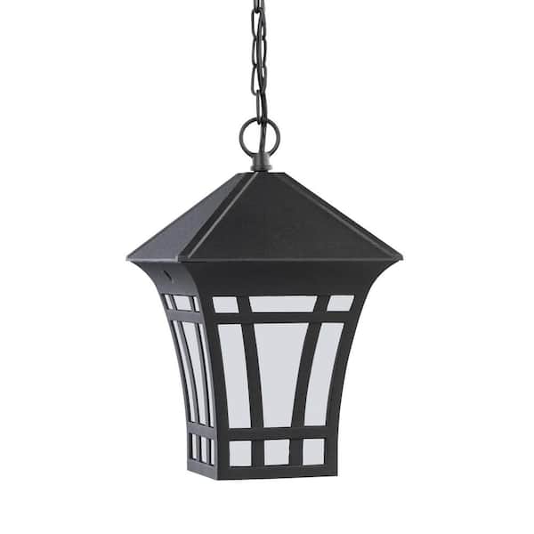 Herrington Black 1-Light Outdoor Hanging Pendant