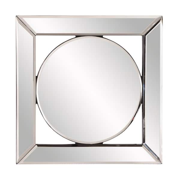 Marley Forrest Small Square Mirrored, 12 Round Mirror Glass